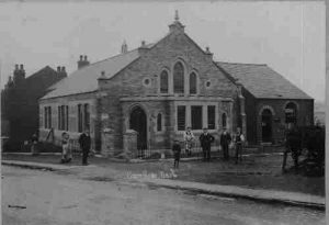 The church building around 1908